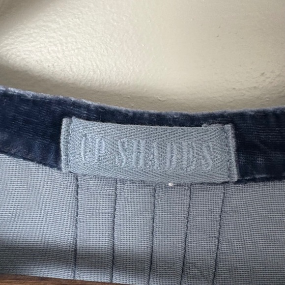 CP Shades Regina Blue Crushed Velvet Pintucked Tunic Dress Lagenlook Size L - Picture 4 of 9